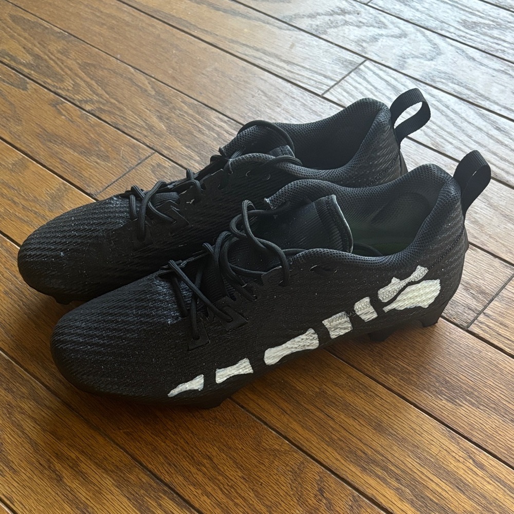 Custom Painted Nike Vapor Skeleton Cleats. BN